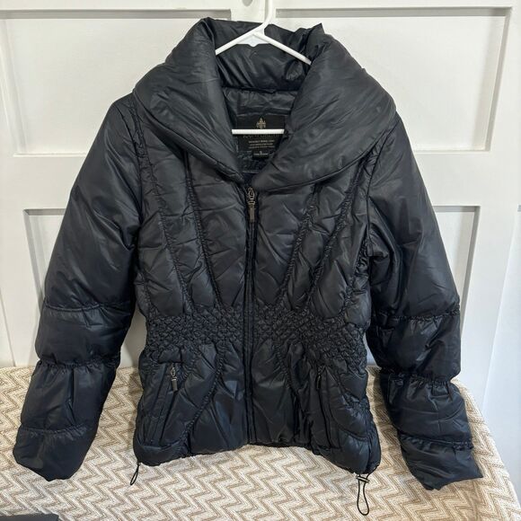 Rainforest Women's Goose Down Packable Puffer Travel Coat Jacket Black Small - Picture 1 of 11